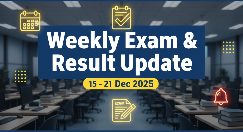 Blog Weekly Exam & Result Update – 15 to 21 December 2025